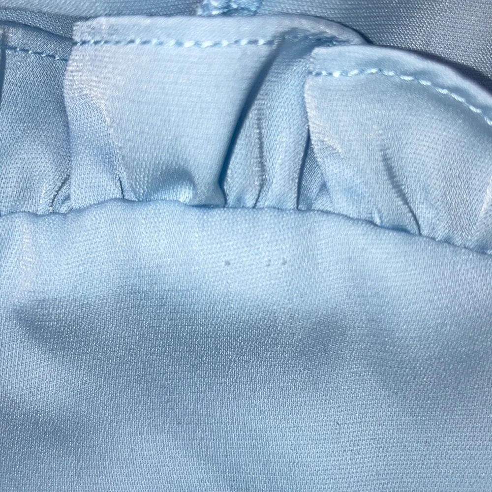 YesStyle Ruched Ruffle Dress Small - Picture 14 of 15